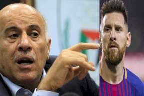 قميص ميسي يحرم رئيس الاتحاد الفلسطيني الرجوب من المباريات