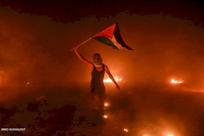 بالصور| شهيد واكثر من 40 اصابة شرق غزة