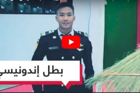 بالفيديو.. قصة "بطل تسونامي" التي هزت إندونيسيا