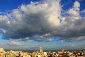 حالة الطقس: اجواء غائمة