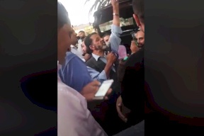 فيديو| مسيرة ضد قانون الضمان في نابلس