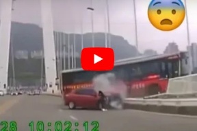 بالفيديو..شجار بين سائق حافلة وراكبة ينتهي بكارثة مميتة