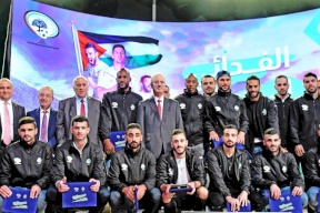 جوال واتحاد كرة القدم يكرمان المنتخب الوطني" الفدائي"