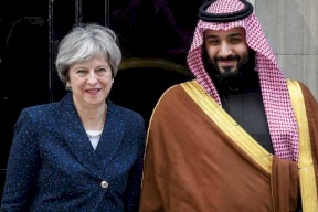 رئيسة وزراء بريطانيا تلتقي ولي العهد السعودي