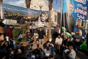 احتجاجاً على قانون الضمان...تواصل الاعتصام في رام الله لليوم الثاني