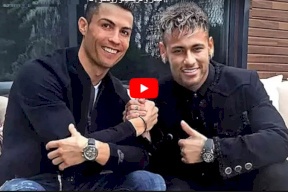 فيديو.. نيمار بقليد كريستيانو رونالدو !! هل نجح ؟