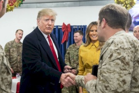 ترامب يكشف سبب "سرية" زيارته للعراق