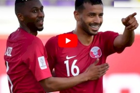 فيديو.. قطر تكتسح كوريا الشمالية بــ 6 أهداف