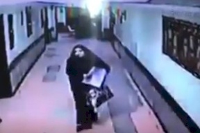 فيديو: خطف طفلة بعد ساعات من ولادتها في العراق