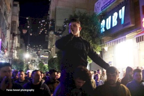 صور/ مسيرة في رام الله تنديدا بجريمة المستوطنين في قرية المغير