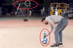 فيديو.. ميسي يرد على صلاح بـ"فيديو الكرة والقنينة"