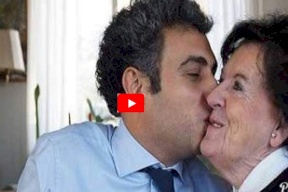 فيديو.. “قصة حب” بين لاجئ فلسطيني 36 عاماً ومعلمته السويدية 79 عاماً