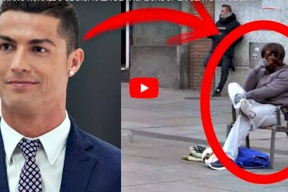 فيديو| رونالدو يتخفى في الشارع ! ماذا حصل ؟