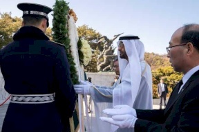 ولي عهد أبوظبي يبدأ زيارة رسمية إلى كوريا الجنوبية
