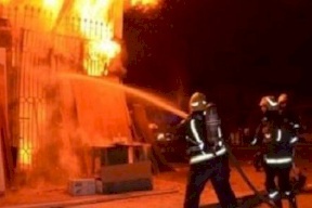 أنفجار داخل مبنى سكني في غزة