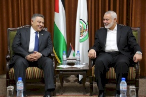 بالصور: الوفد الأمني المصري يغادر غزة 