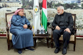 هذا ما بحثه هنية مع العمادي في غزة