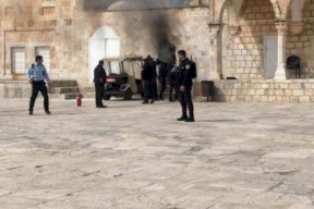 حقيقة اشتعال مركز شرطة الاحتلال بالأقصى