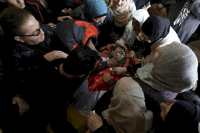 سلفيت تشيع شهيدها محمد شاهين