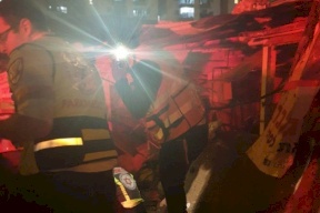 فيديو.. إصابة شخصين بجراح خطيرة جراء انفجار في اسدود