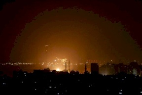 ذكر أنه قصف 100 هدف ..الاحتلال يقصف غزة