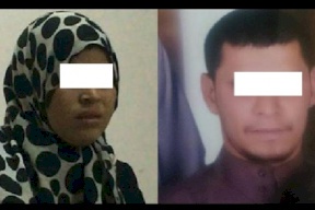 زوجة عربية تسكب الماء الساخن على زوجها