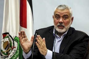 طائرات الاحتلال تقصف مكتب هنية في غزة