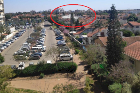 فيديو.. إصابة مستوطنة بعد سقوط صاروخ غرب القدس