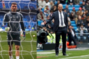 زيدان يحضر ابنه لمشروع الحارس النجم في ريال مدريد