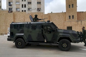 صور.. مركبات عسكرية جديدة للأمن الفلسطيني