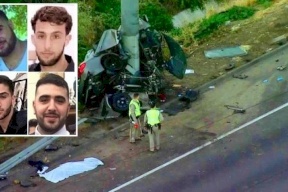 فيديو: حادث يقتل 4 لبنانيين بارتطام عنيف في أميركا