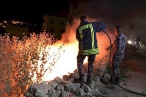 حصيلة الحرائق بالضفة بسبب موجة الحر