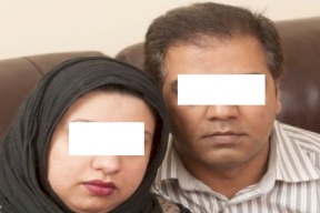  إضرام النار بزوجين وهما على قيد الحياة!