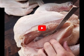 فيديو.. لك سيدتي هذه اسهل طريقة لنزع عظام الدجاج