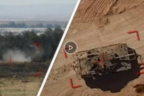 فيديو لسرايا القدس تستهدف آليتين عسكريتين لجيش الاحتلال