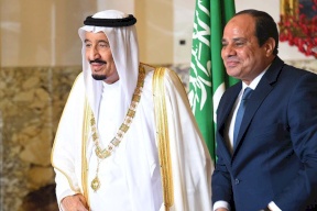  الملك سلمان والسيسي يعلنان موقفها من القضية الفلسطينية