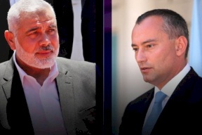 اتصال هاتفي بين هنية وملادينوف