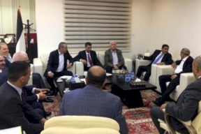 وفد مصري يلتقي أعضاء من مركزية "فتح" واللواء فرج