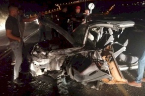 إصابات بحادث تصادم بين مركبتين غرب رام الله