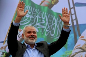 صور إسماعيل هنية في تل أبيب