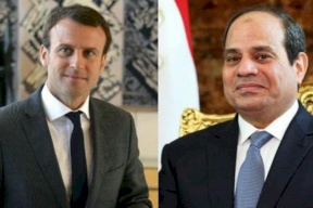 ماكرون للسيسي: أزمة ليبيا تهدد المنطقة.. ويجب تسويتها