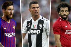 ميسي وصلاح ورونالدو يتنافسون على "الكرة الذهبية"
