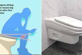 مرحاض لا يمكن الجلوس عليه لأكثر من 5 دقائق!