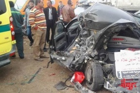 مصرع 18 عاملا في حادث سير شمال شرقي مصر