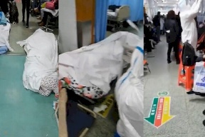 الصين: جثث ضحايا كورونا مرمية في ممرات المستشفيات!