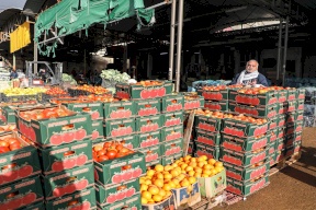إسرائيل تمنع الفلسطينيين من التصدير 