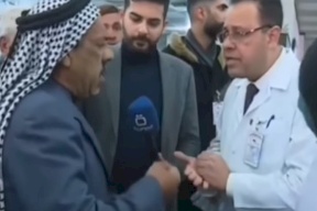 شاهد: كان يشتكي من الحكومة.. وفاة مسن عراقي على الهواء مباشرة