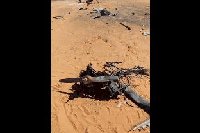 اكتشاف حطام طائرة مسيرة من صنع "إسرائيلي" غرب ليبيا!