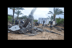 فيديو: حماس تهدم منزلا قيد الإنشاء لعائلة شعث في خان يونس  