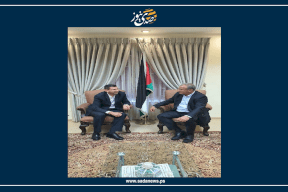 قطامي يلتقي مدير عام مؤسسة وافا في فلسطين